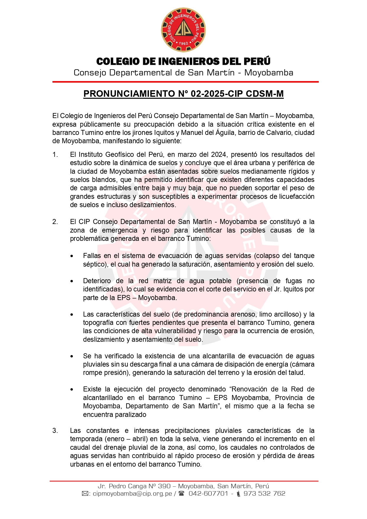 PRONUNCIAMIENTO BARRANCO TUMINO