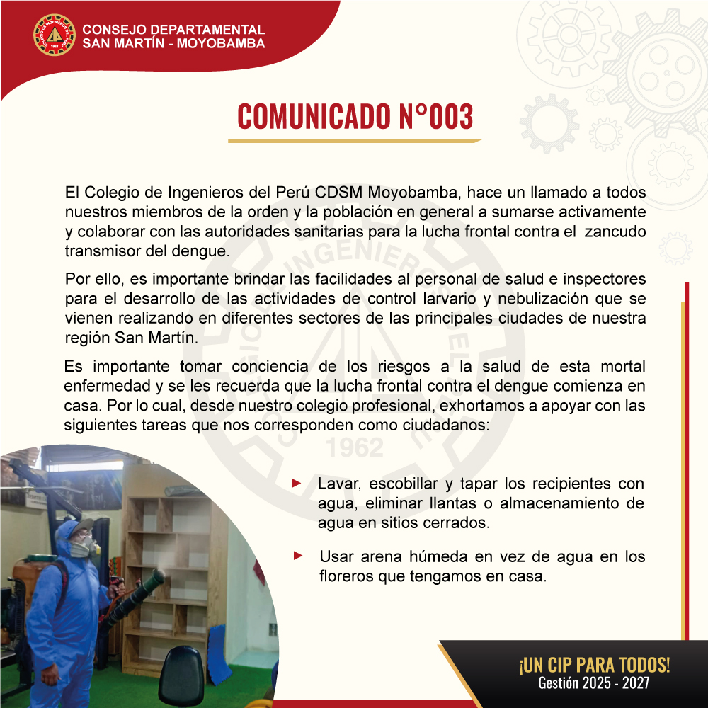 Comunicado N003