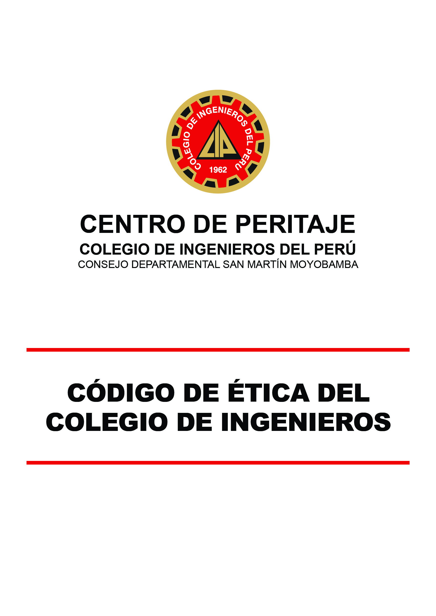 Código de Ética del Colegio de Ingenieros