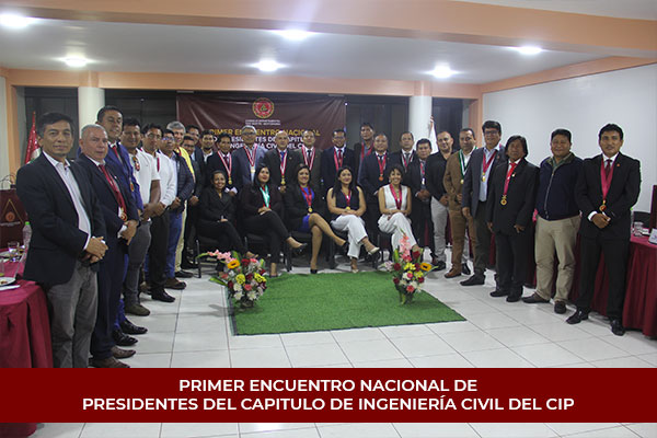 Moyobamba fue sede del Primer Encuentro Nacional de Presidentes del Capítulo de Ingeniería Civil del Colegio de Ingenieros del Perú.