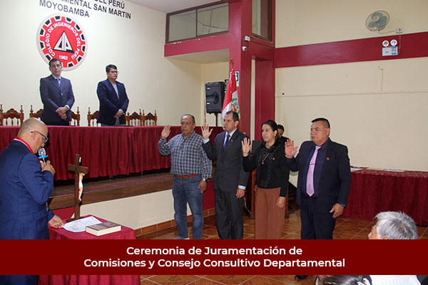 Ceremonia de Juramentación de Comisiones y Consejo Consultivo Departamental