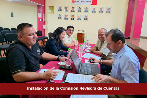 Instalación de la Comisión Revisora de Cuentas