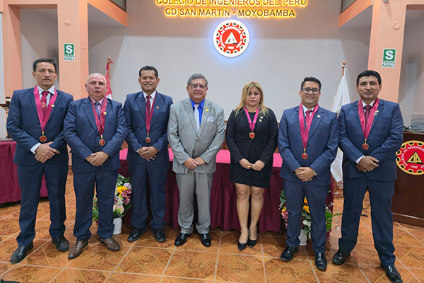 EL CIP CD SAN MARTÍN – MOYOBAMBA HACE HISTORIA AL JURAMENTAR A LA PRIMERA COMISIÓN DEPARTAMENTAL BIM A NIVEL NACIONAL