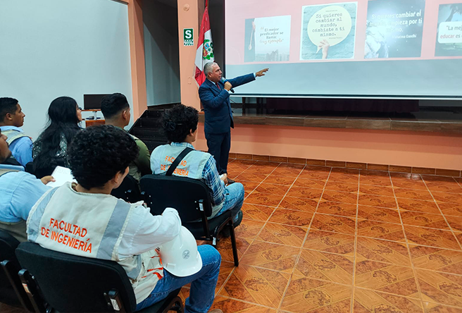 CIP CDSM Moyobamba brindó Charla sobre Ética Profesional y Normatividad en Construcción a estudiantes del X Ciclo de la UCSS