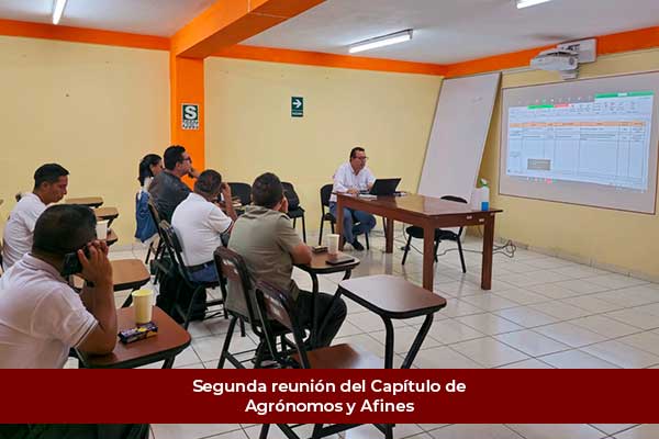 Segunda reunión del capítulo de agrónomos y afines