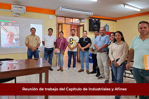  Reunión de coordinación del Capítulo de Industriales y Afines