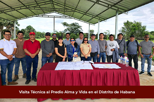 Visita Técnica al Predio Alma y Vida en el Distrito de Habana