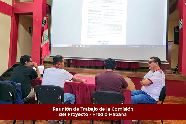 Reunión con la comisión del predio de habana