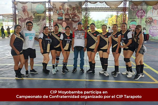 CIP MOYOBAMBA PARTICIPA EN CAMPEONATO DEPORTIVO